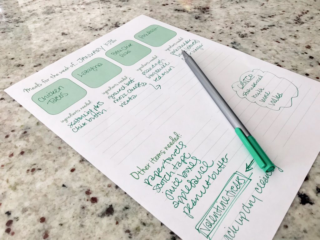 Meal Planner Free Printable | 29thandDelight.com