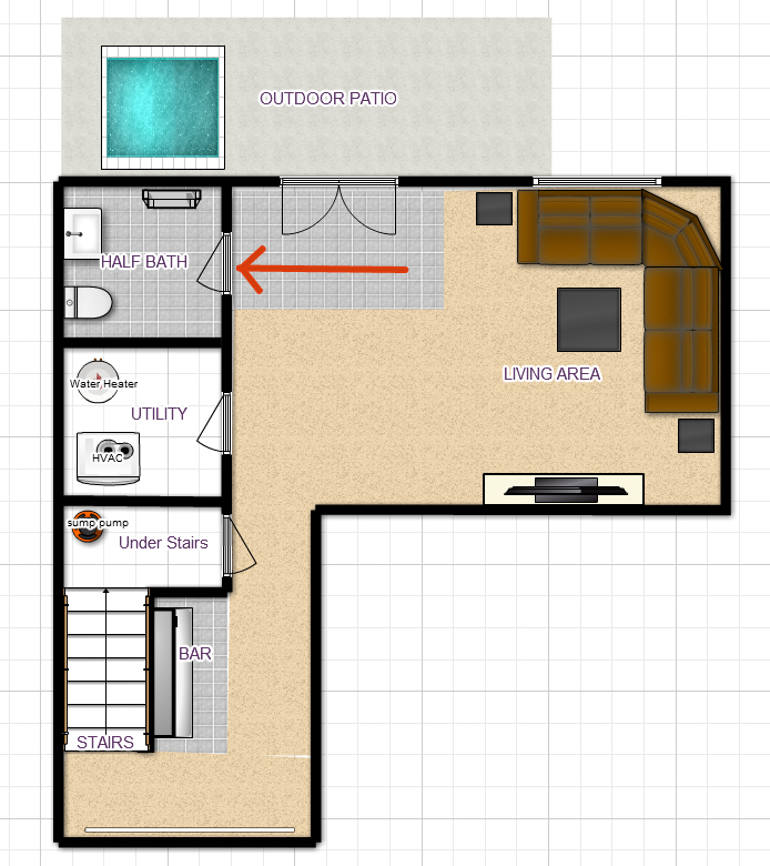Basement Planning The Bathroom 29th And Delight