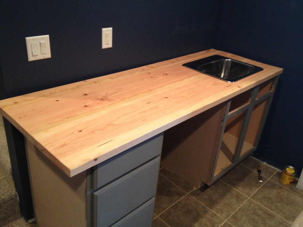 counter unstained
