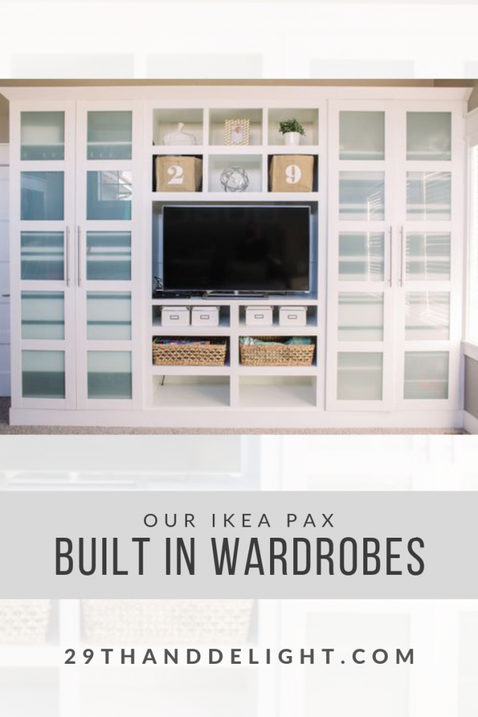 built in IKEA wardrobes | 29thanddelight.com