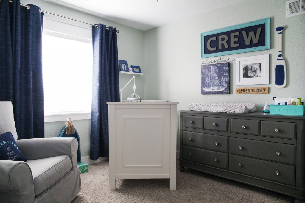 crew's nautical nursery | www.29thanddelight.com