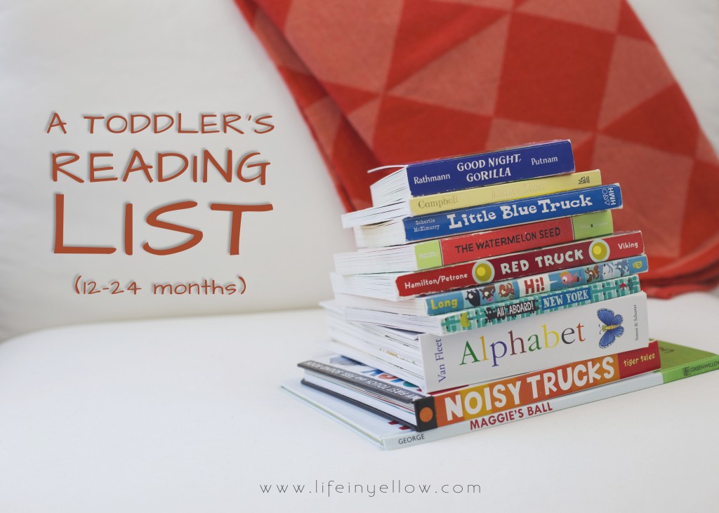 Toddlers Reading List | 29thanddelight.com